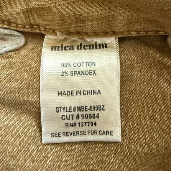 Mica Denim WESTE Utility Pants Brown Cargo Cuffed 29 - Picture 7 of 9